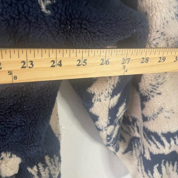 Country Woods Vintage 90s Women's Size XL Fleece Mountain Elk‎ Woods Toggle Coat - Picture 7 of 8